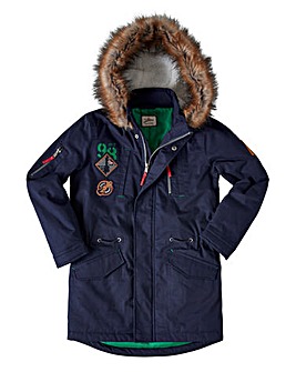 Joe Browns Boys Fur Hooded Parka