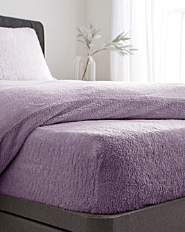 Supersoft Cuddle Fleece 30cm Fitted Sheet