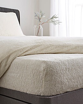Supersoft Cuddle Fleece 30cm Fitted Sheet