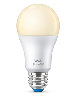WiZ Wi-Fi Dimmable White E27 LED Smart Bulb