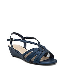 Paradox London Julia Wide E Fit Wedges