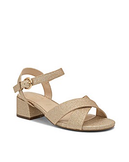 Paradox London Neala Wide E Fit Block Heel Sandal