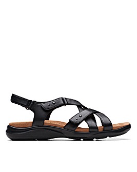 Clarks Kitly Go Wide Fitting Sandals