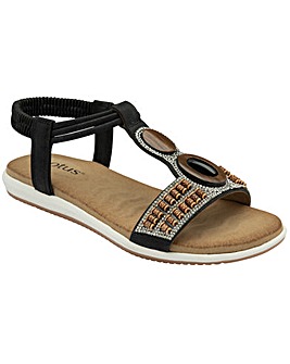 Lotus white sandals online