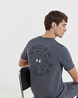 Under Armour Back Print Blur Logo T-Shirt