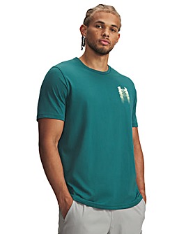 Under Armour Back Print Large Blur Logo T-Shirt