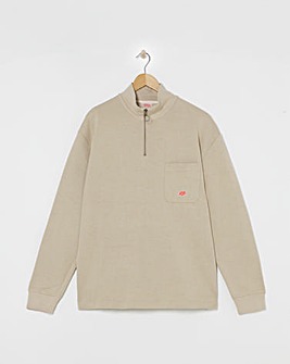 Armor Lux 1/4 Zip Sweatshirt - Sand