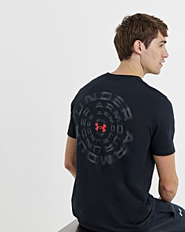 Under Armour Back Print Blur Logo T-Shirt