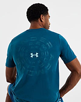 Under Armour Back Print Blur Logo T-Shirt