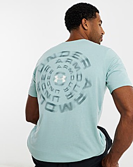 Under Armour Back Print Blur Logo T-Shirt