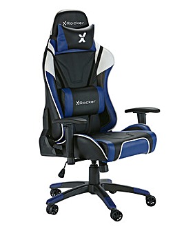 X Rocker Agility eSports PC Gaming Chair - Blue