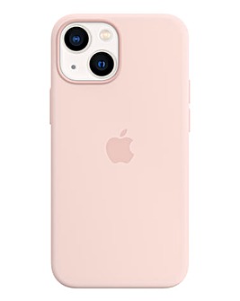 Apple iPhone 13 mini Silicone Case with MagSafe - Chalk Pink