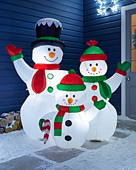 Inflatable Snowman Family - 1.5m