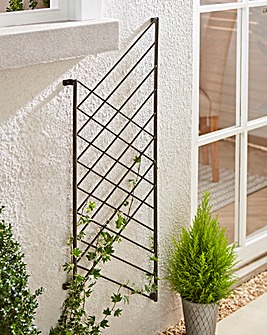 Ivyline Outdoor Linear Trellis Bronze H100cm W48cm