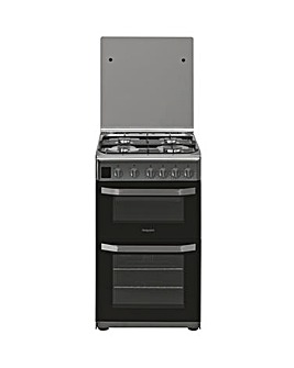 Hotpoint Cloe HD5G00CCX Gas 50cm Cooker Stainless + Installation