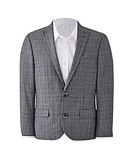 W&B LONDON Slim Fit Check Suit Jacket Regular