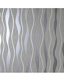 Arthouse Metallic Wave Wallpaper