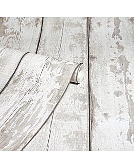Arthouse Washed Wood Wallpaper