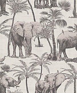 Arthouse Elephant Grove Wallpaper