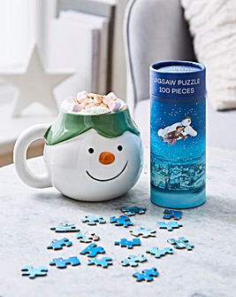 The Snowman Mug and Puzzle