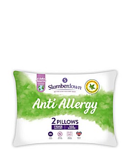 Slumberdown Anti Allergy Firm Pillows - 2 Pack