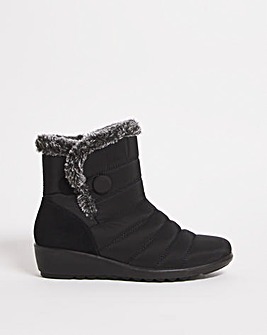Cushion Walk Warm Lined Winter Boot E Fit