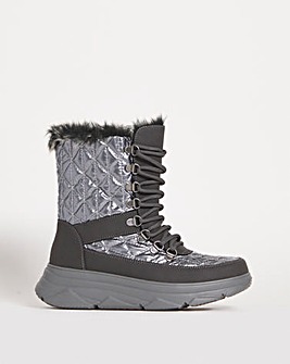 Lace Up Snow Boots E Fit