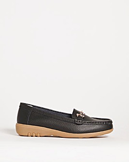 Heavenly Soles Bar Loafer E Fit