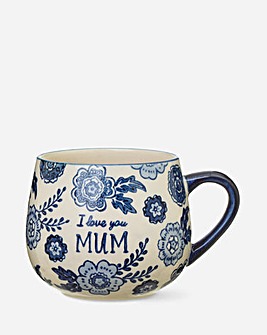 Sass And Belle Blue Willow Mum Mug