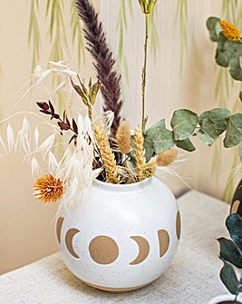 Sass And Belle Moon Phases Vase Large White