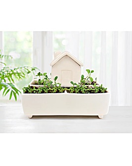Self Watering House - Herb Garden Grow It Kit