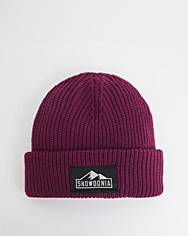 Snowdonia Burgundy Beanie