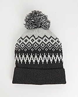 Fairisle Bobble Hat