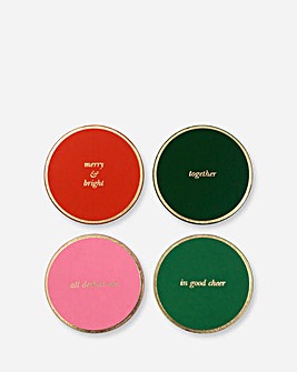 Kate Spade All Decked Out Coaster Set