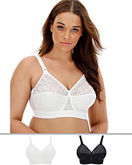 Playtex 2Pack Non Wired Bras