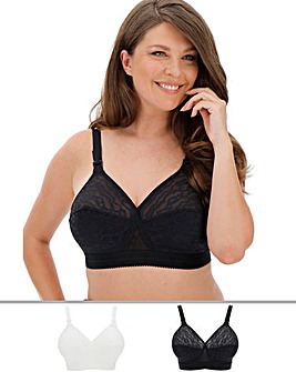 Playtex 2Pack Non Wired Bras