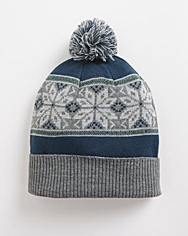 Fairisle Bobble Hat