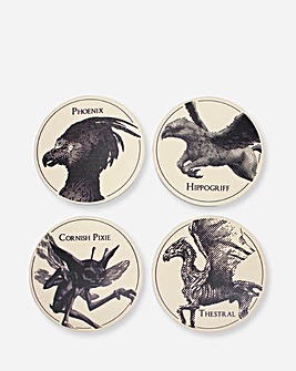 Harry Potter Magical Creatures Ceramic Coasters Set of 4