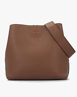 Radley Dukes Place Medium Compartment Tan Leather Cross-Body Bag