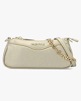 Valentino Bags Elly Gold Logo Strap Shoulder Bag