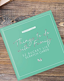 Things To Do With Family Bucket List Scratch Cards
