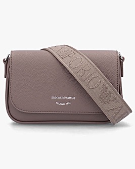 Emporio Armani Taupe Cross-Body Bag