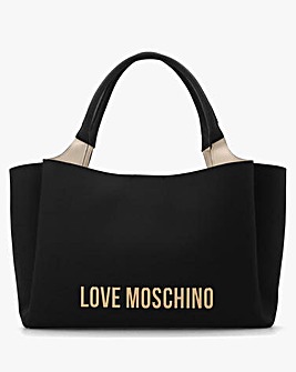Love Moschino Bold Love Black Shopper Bag