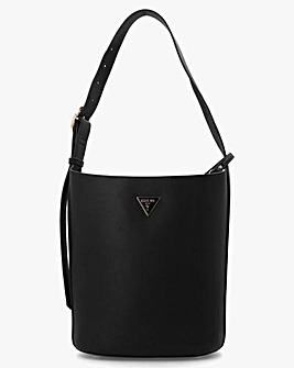 Guess Meridian II Black Bucket Bag