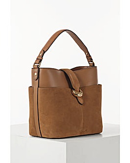 Luella Grey Indra Camel Bucket Crossbody