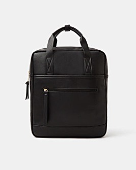 Accessorize Faux Leather Backpack