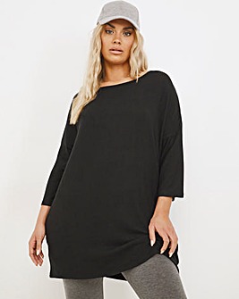 Black Soft Touch Tunic