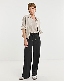 Black Wide Leg Jogger