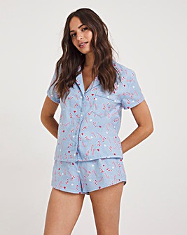 Boux Avenue Cotton Candy Cane Shortie PJ in a Bag