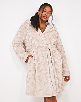 Boux Avenue Teddy Fur Midi Robe